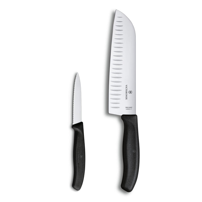 Victorinox Swiss Classic 7" Santoku & Paring Knife Starter Set 6.8523.17-X2