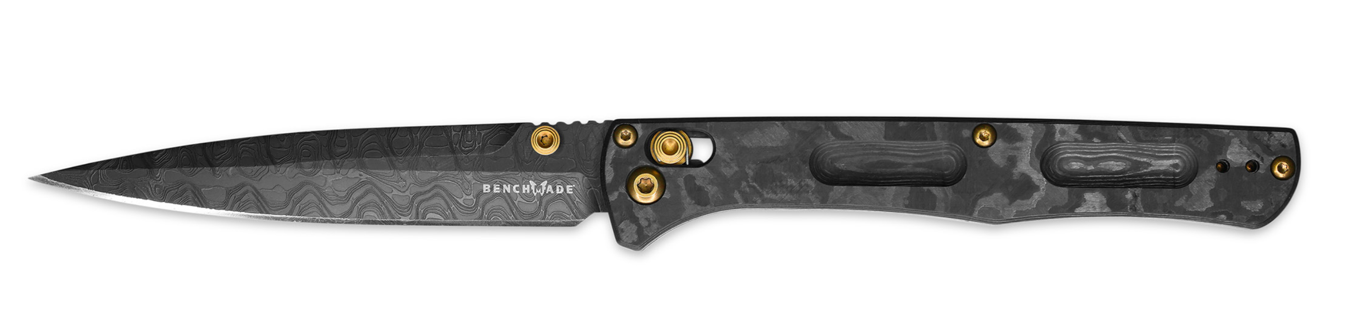 Benchmade Fact LIMITED EDITION Gold Class Black Camo Carbon Fiber (3.95" Dam) 417BK-231