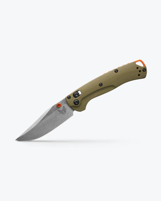 Benchmade Mini Taggedout AXIS Lock Knife OD Green G-10 (3.04", Satin, S45VN) 15534