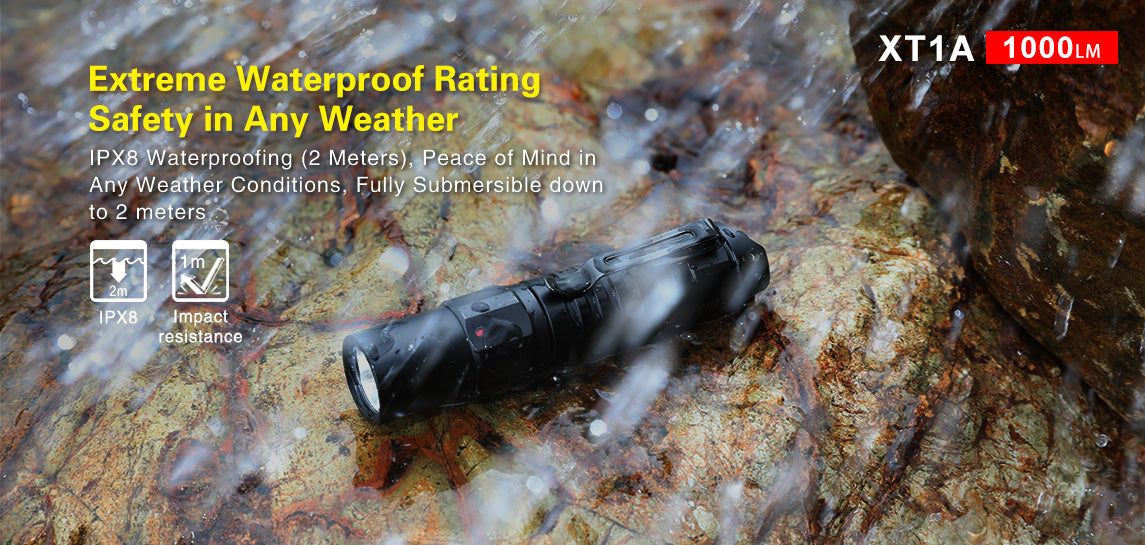 Klarus 1000 Lumen Flashlight XT1A Tactical EDC