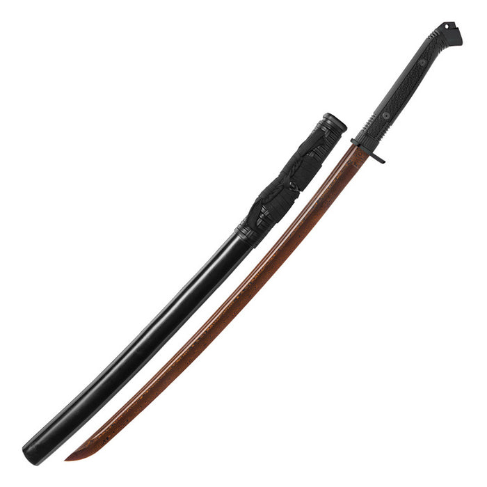 Handmade Tactical Katana Sword w/ Red Blade