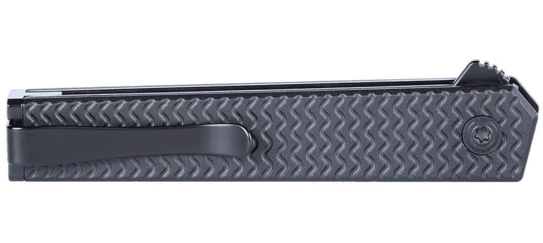 CRKT CEO Liner Lock Knife Black Aluminum (2.36" Black D2) 7081D2K