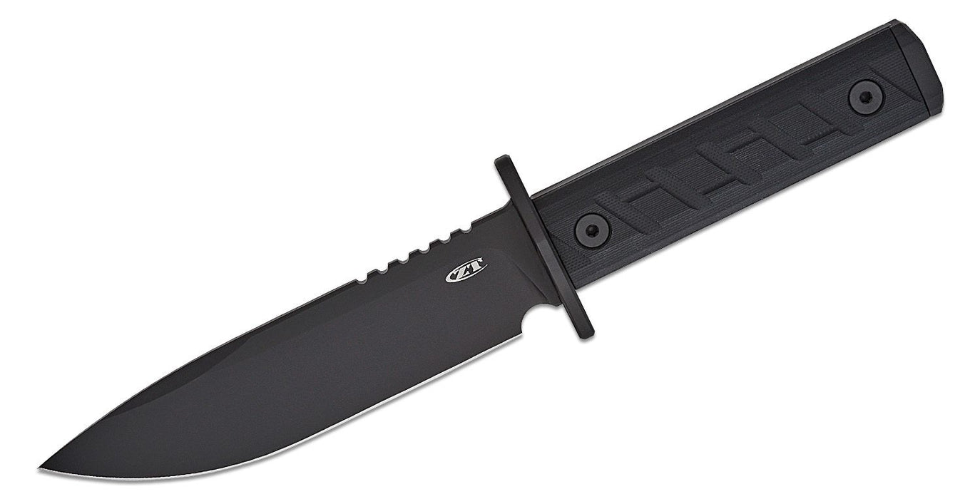 Zero Tolerance 6 LIMITED EDITION Fixed Blade Knife Black G-10 (6" Black CPM-3V) ZT 0006BLK