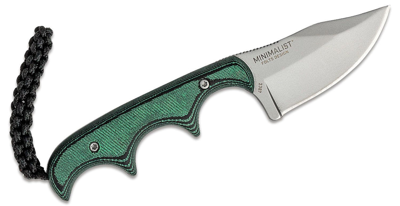 CRKT Folts Minimalist Bowie Fixed Blade Knife (2.13" Bead Blast) 2387