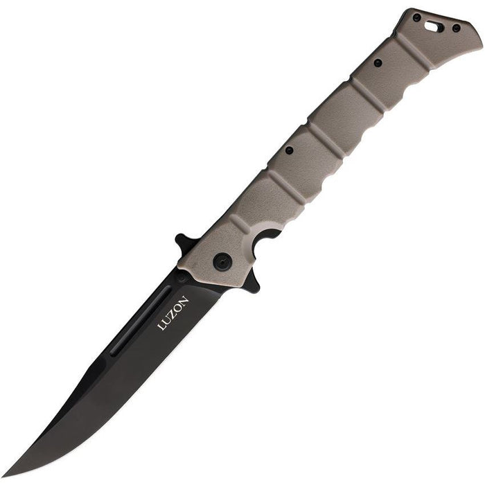 Cold Steel Large Luzon Knife Dark Earth GFN (6" Black) CS-20NQXDEBK