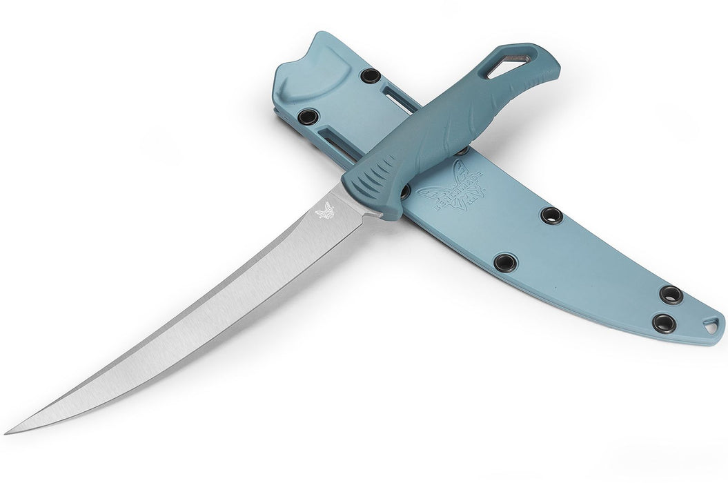 Benchmade Fishcrafter Fixed Blade Fillet Knife Blue (7" SW MagnaCut) 18010