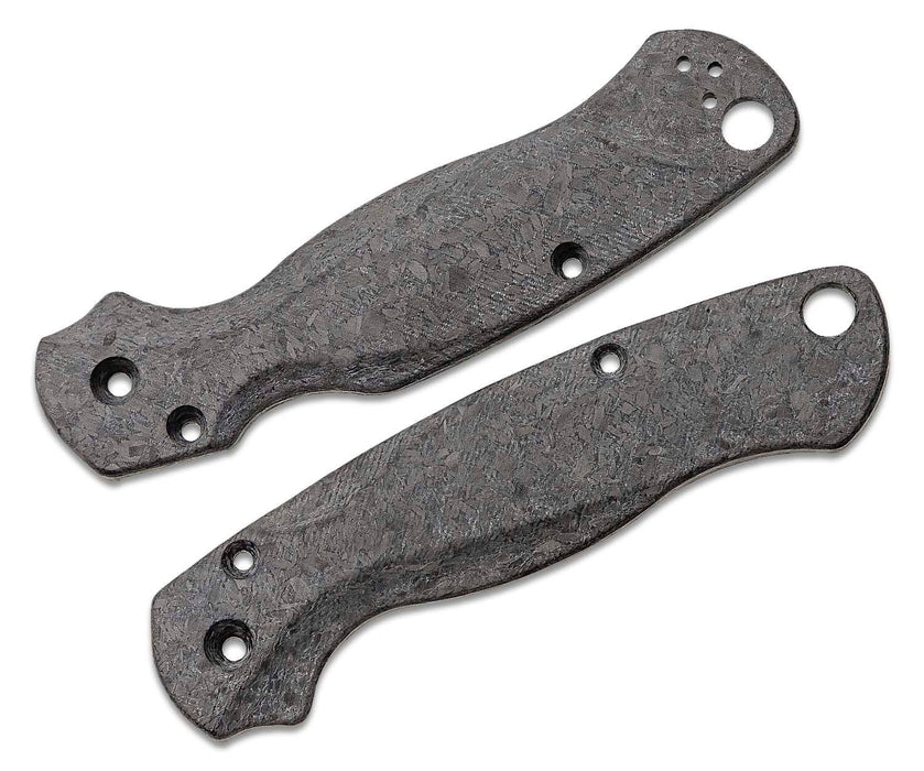 Flytanium Lotus Scales Shredded Carbon Fiber for Spyderco Paramilitary 2 FLY-0805