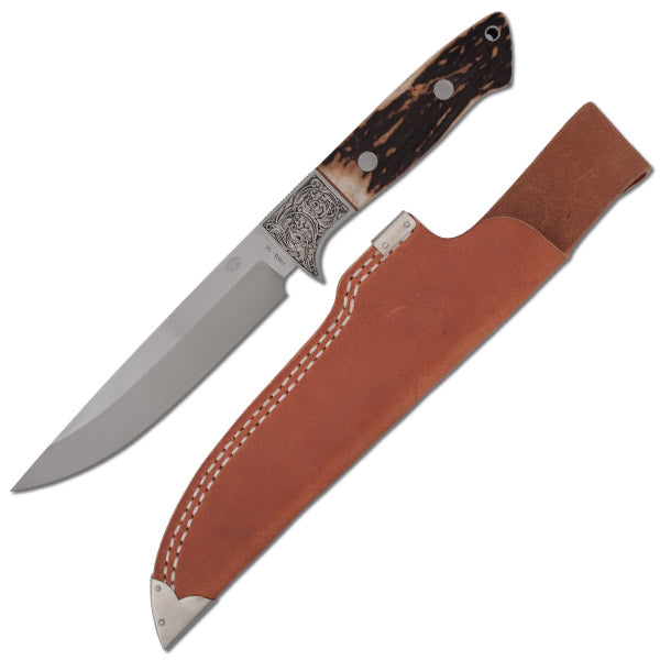 Rock Creek Wapiti Fixed Blade Knife by Paul Chen Hanwei (6.25", Satin) KH2501
