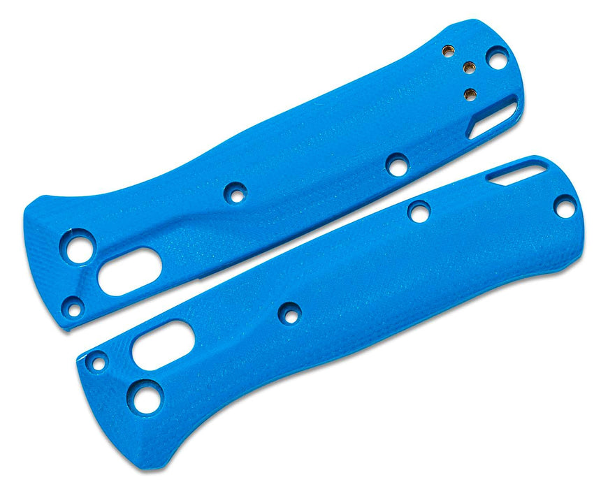 Flytanium Crossfade Blue G-10 Scales for Benchmade Mini Bugout FLY-0893