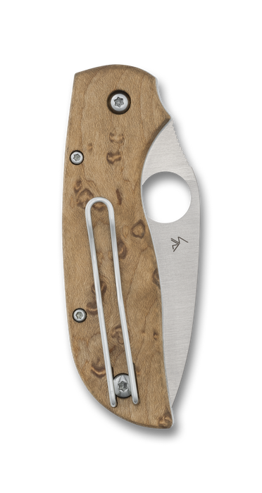 Spyderco Chaparral Slipjoint Knife Maple Wood (2.77" Satin CTS-XHP) C152NLWDP