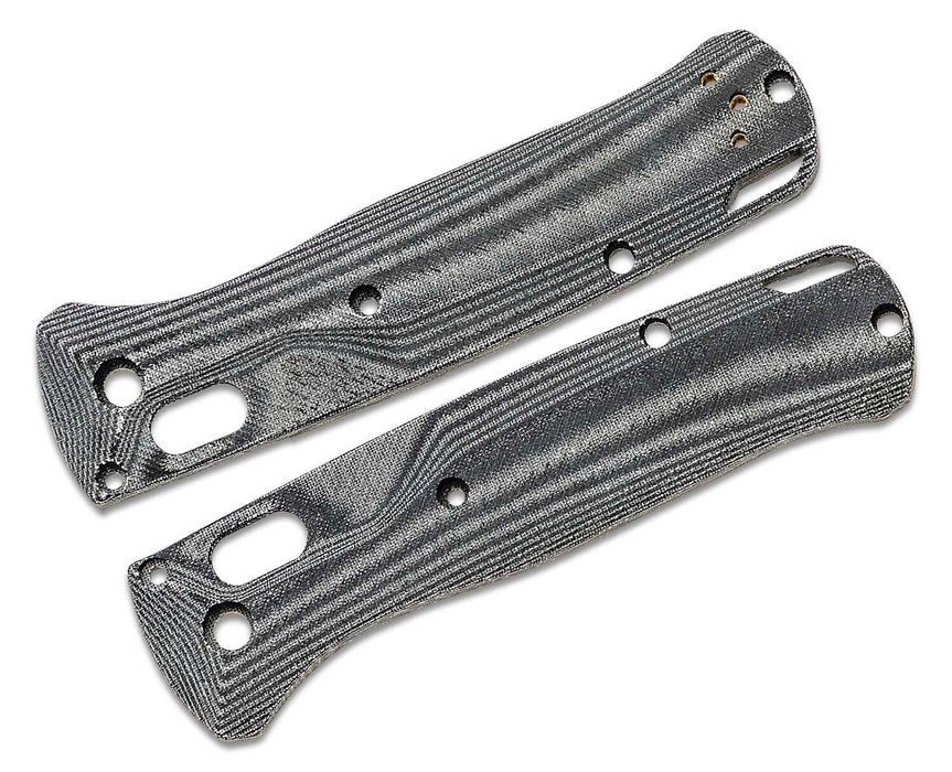 Flytanium Crossfade Black Linen Micarta Scales for Benchmade Bugout FLY-0867