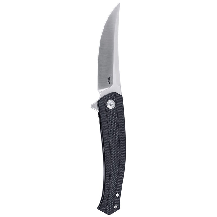 CRKT Persian Liner Lock Spring Assisted Knife Black Nylon (3.44" Satin D2) 7060