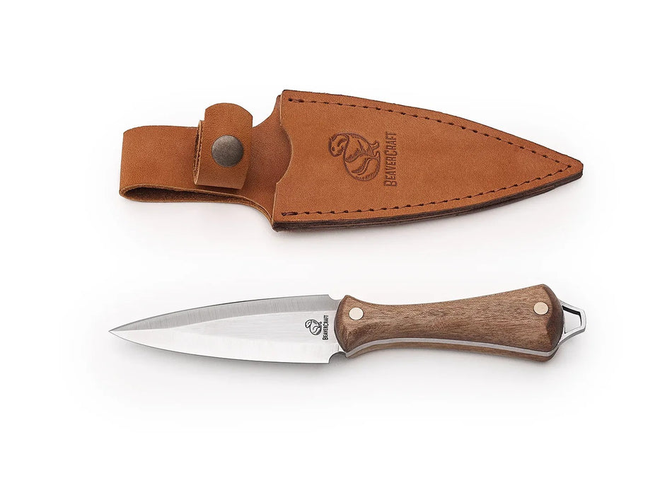 Beavercraft Neck Knife Dagger (2.88" Satin) BE-NCK1