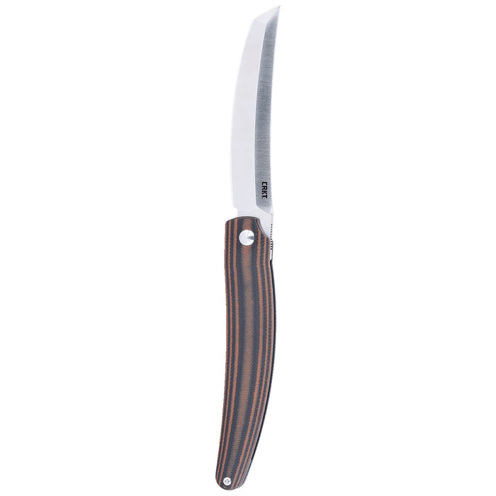 CRKT Ancestor Liner Lock Knife Brown/Black G-10 (3.6" Satin D2) 5930
