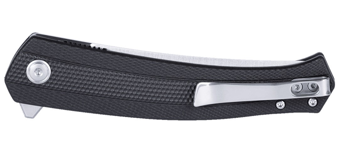 CRKT Persian Liner Lock Spring Assisted Knife Black Nylon (3.44" Satin D2) 7060