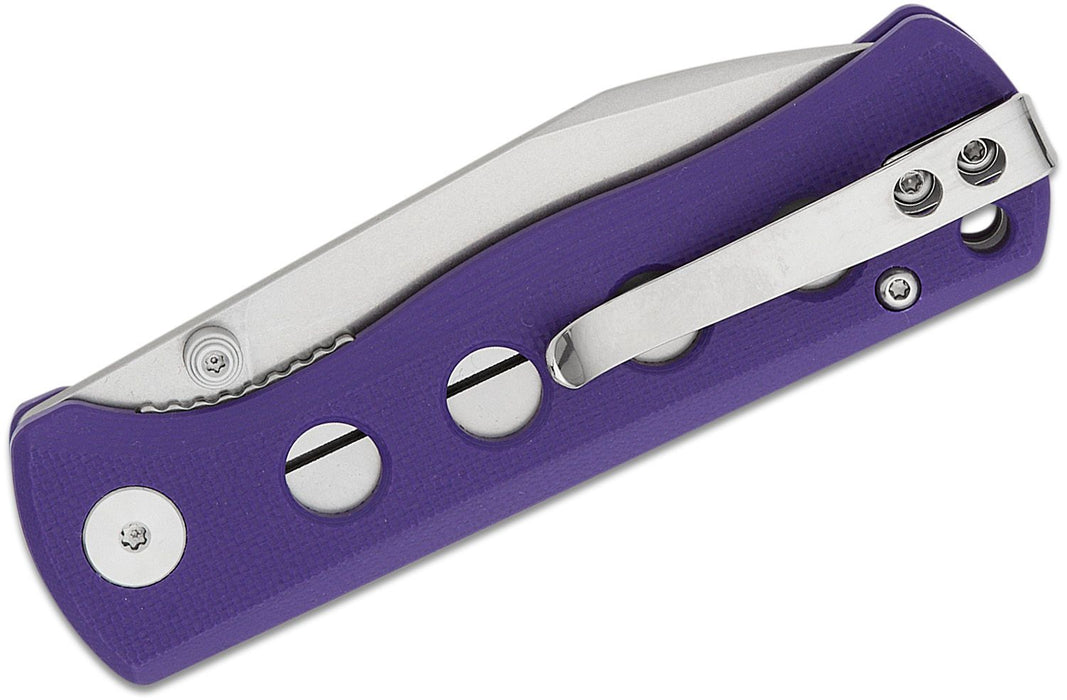 QSP Canary Folder Liner Lock Knife Purple G-10 (2.84" SW 14C28N) QS150-D1