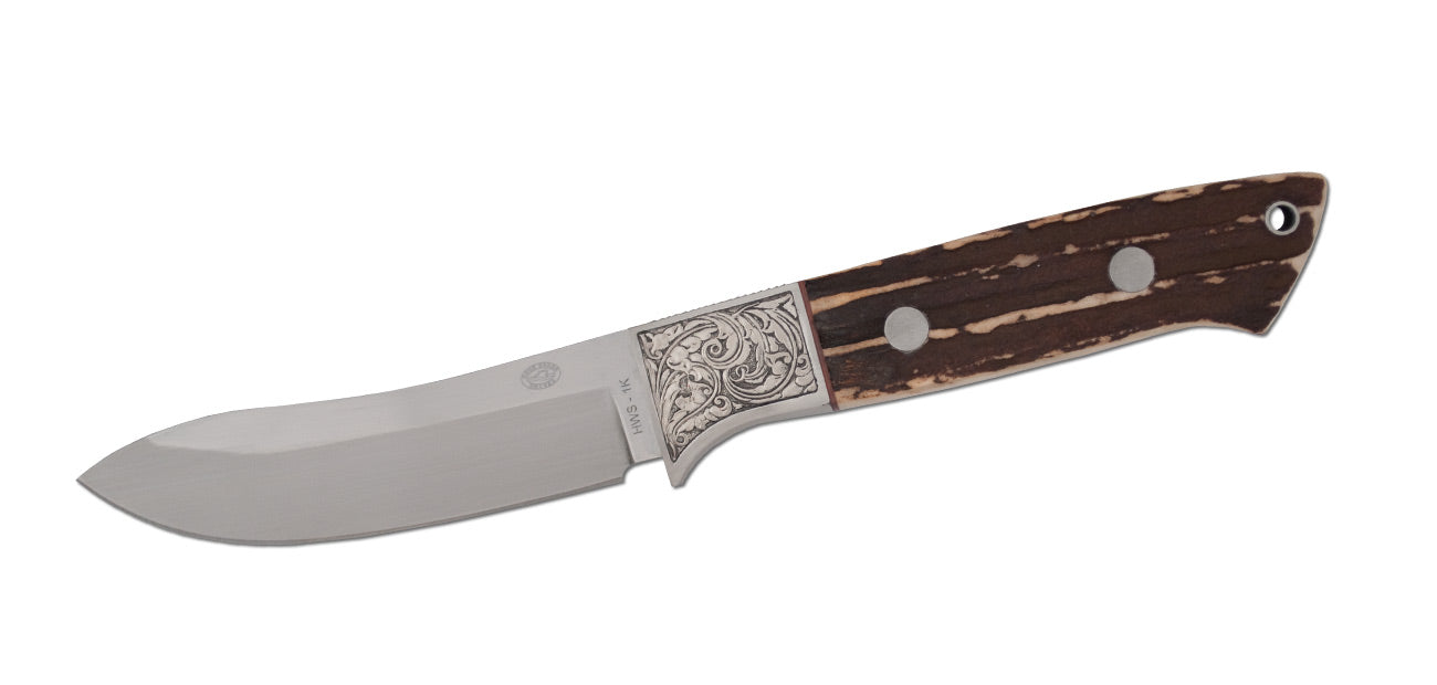 Rock Creek Caribou Fixed Blade Knife by Paul Chen Hanwei (4.4", Satin) KH2504