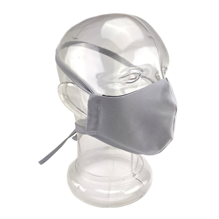 Premium Face Mask - Reusable 2-Ply Fabric - Solid Gunship Grey