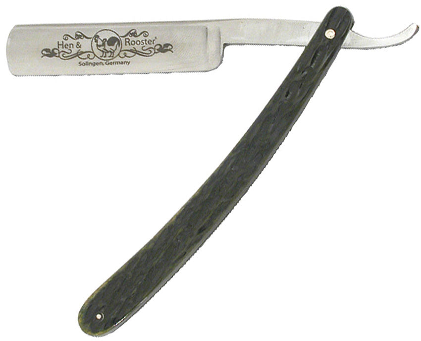 Hen & Rooster Straight Razor Green Pick Bone 401GPB