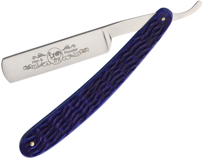 Hen & Rooster Straight Razor Blue Pick Bone 401BLPB