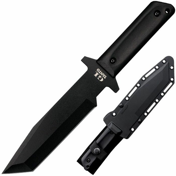 FBA Cold Steel G.I. Tanto Tactical Fixed Blade Knife (7" Black) CS-80PGTK