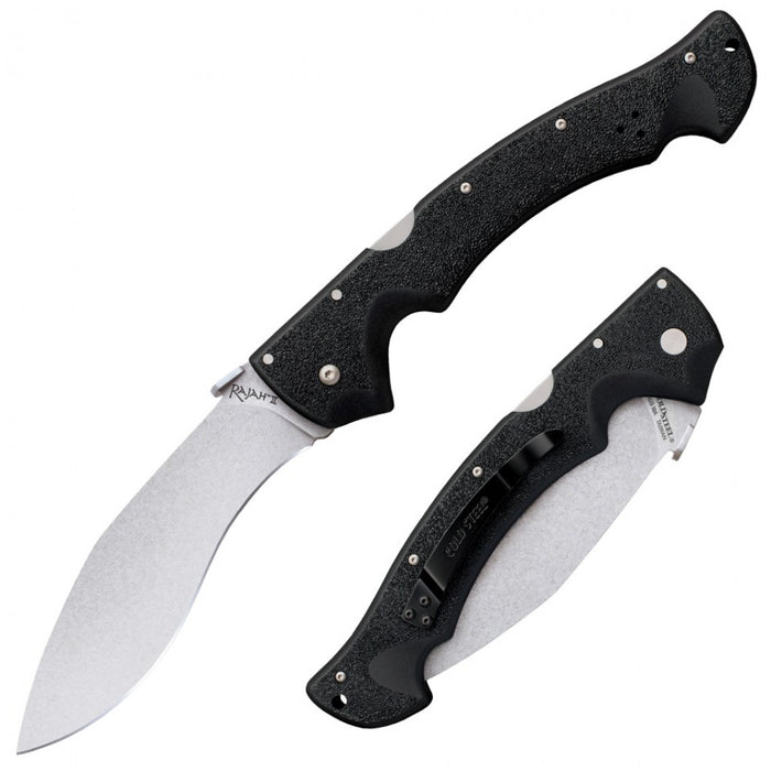 Cold Steel Rajah II Lockback Knife (6" Stonewash AUS-10A) 62JL