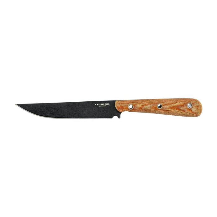 Condor Skirmish Fixed Blade Knife Tan Micarta (5.7" Black) CTK1815-5.6