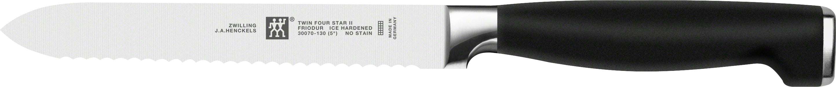 ZWILLING J A Henckels TWIN Four Star II 5" Tomato/Bagel Knife 30070-131