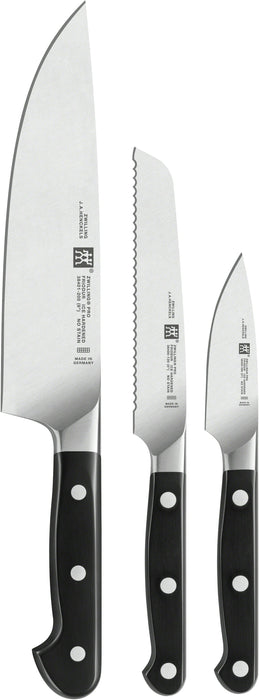 ZWILLING J A Henckels ZWILLING Pro 3-Piece Knife Starter Set 38430-008