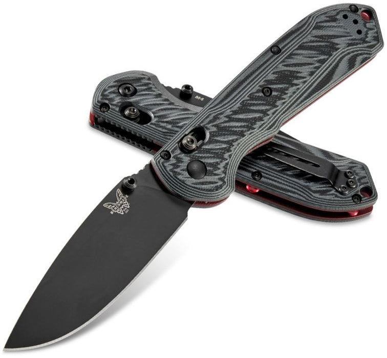 Benchmade Mini Freek AXIS Lock Folding Knife G-10 Black/Gray (3" Black) 565BK-02
