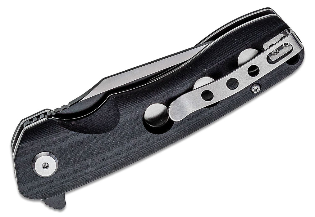 Bestech Knives Arctic Liner Lock Knife Black G-10 (3.5" Two-Tone) BG33A-1
