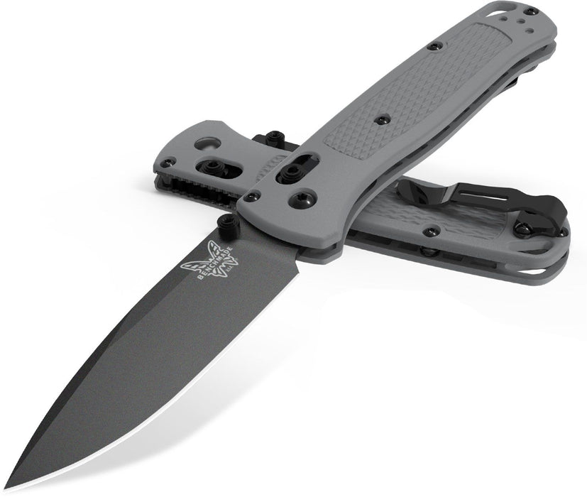 Benchmade Bugout AXIS Lock Knife Storm Gray Grivory (3.24" Black) 535BK-08