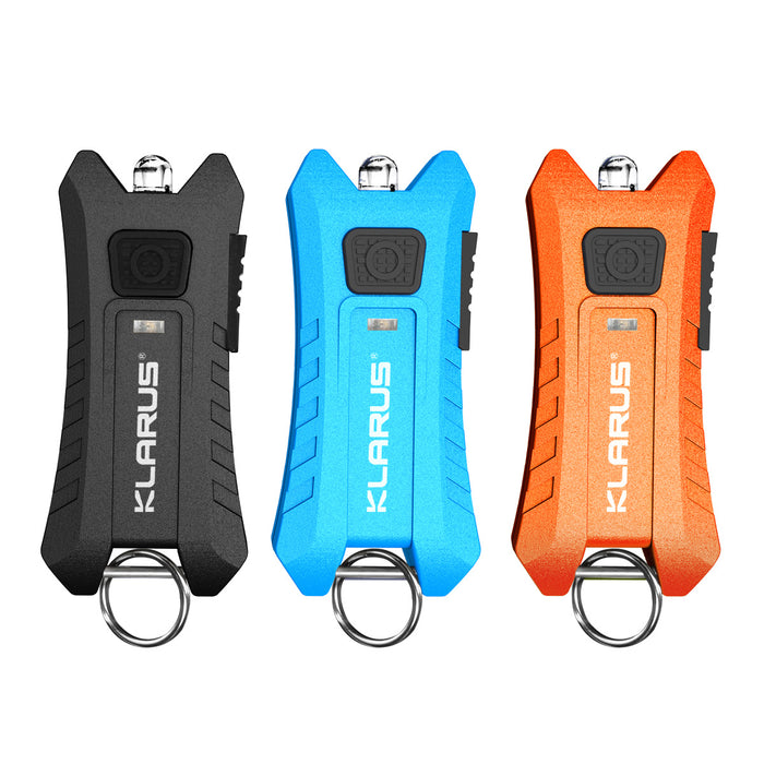 Klarus 40 Lumen Rechargeable Li-ion Keychain Flashlight (Orange) Mi2