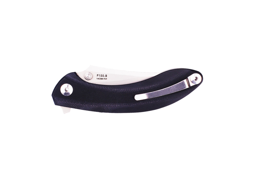 Ruike Liner Lock Folding Knife Black G-10 (3.54" Bead Blast) P155-B