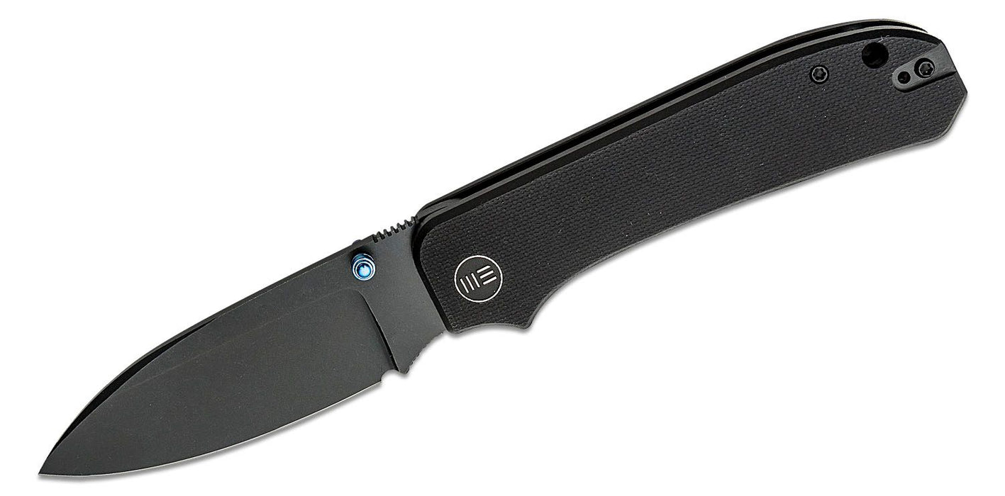 WE Knife Co Big Banter Liner Lock Knife Black G-10 (3.69" SW 20CV) WE21045-1