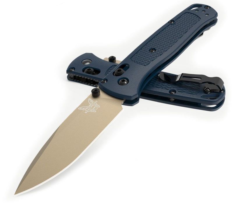 Benchmade Bugout AXIS Lock Knife Crater Blue (3.24" Dark Earth) 535FE-05