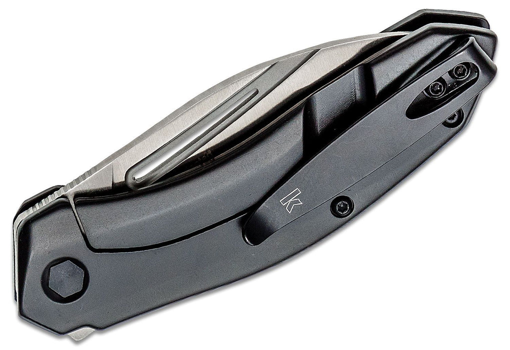 Kershaw Turismo Assisted Opening Knife Black Stainless Steel (2.9" Satin) 5505