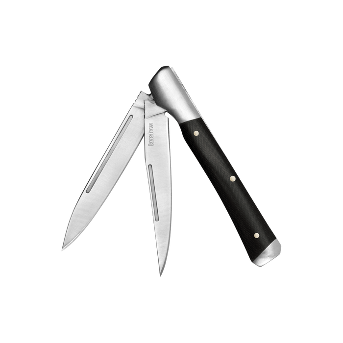 Kershaw Allegory Slip Joint Folding Knife Black Canvas Micarta (3.1" Satin) 4385