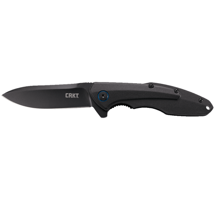 CRKT Caligo Liner Lock Flipper Knife Black Al (3.19" Black) 6215