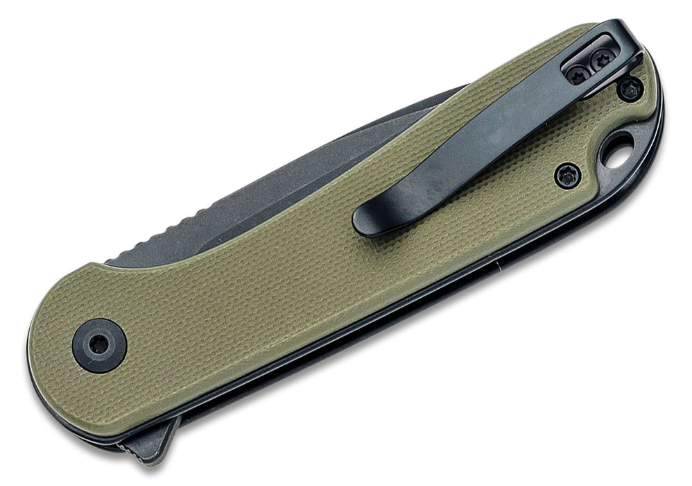 CIVIVI Elementum II Button Lock Knife OD Green G-10 (2.96" Black SW) C18062P-3
