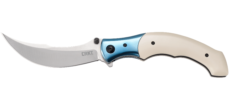 CRKT Ritual Spring Assisted Knife Ivory Micarta (4.37" Satin) 7471