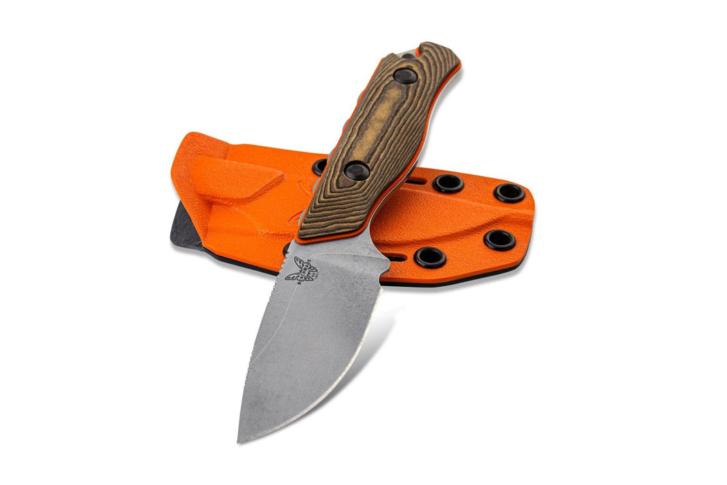 FBA Benchmade Hidden Canyon Hunter Fixed Blade Knife Richlite (2.8" SW S90V) 15017-1