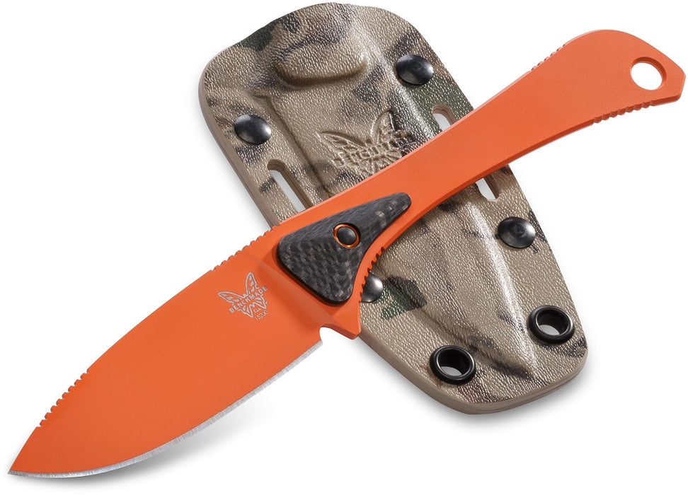 Benchmade Altitude fixed blade knife Knife (3" Orange) 15200ORG