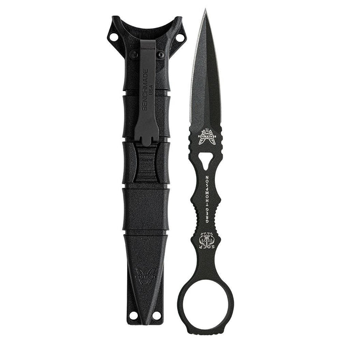 Benchmade SOCP Dagger Fixed Blade Knife (3.22" Black) 176BK