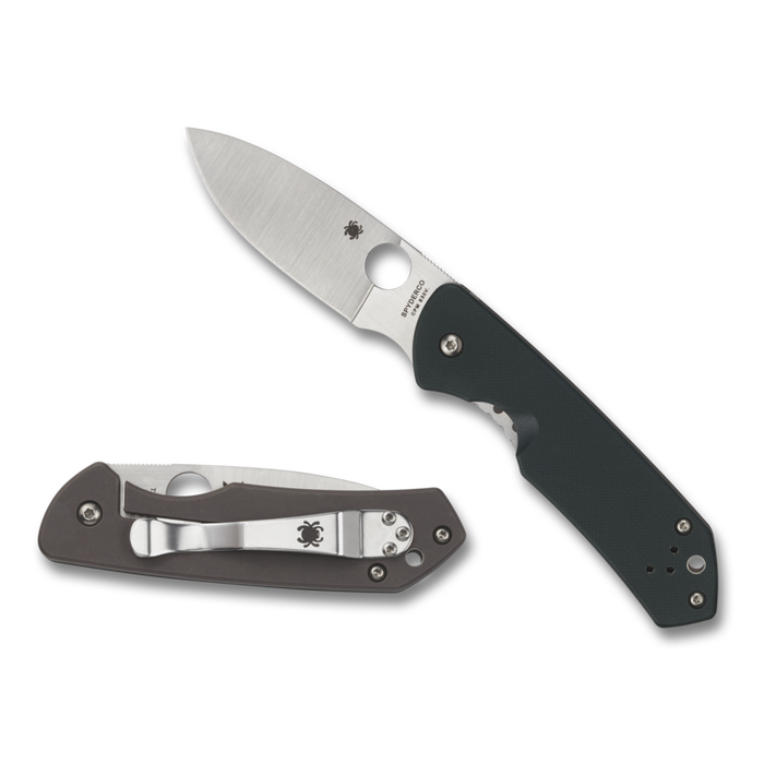 Spyderco Brouwer Frame Lock Knife Forest Green G-10 (2.82" Satin) C232GTIP