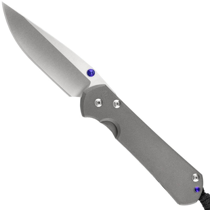 Chris Reeve Small Sebenza 31 Knife Titanium MagnaCut (2.9" Stonewash) S31-1000