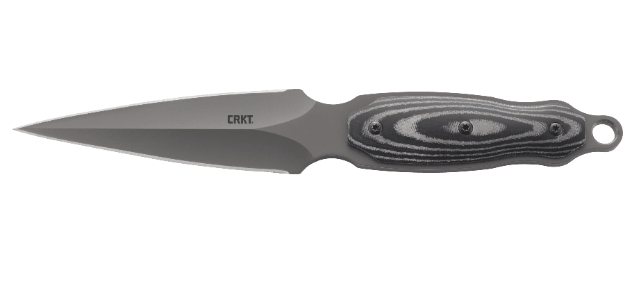 CRKT Lerch Shrill Tactical Boot Knife Micarta (4.8" Gray) 2075