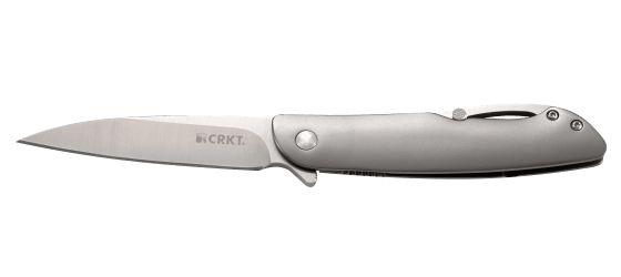 CRKT Ken Onion Swindle Knife Folder (3.20" Satin Plain) K240XXP