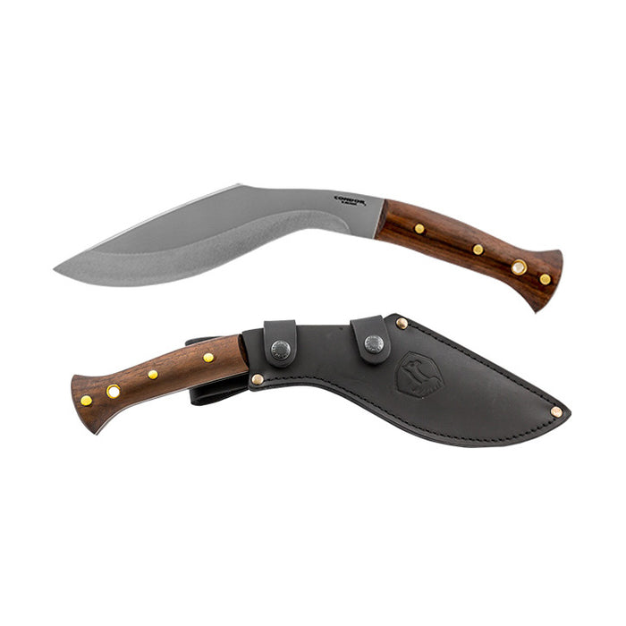 Condor Heavy Duty Kukri Machete Walnut (9" Blasted Satin) CTK1813-10HC