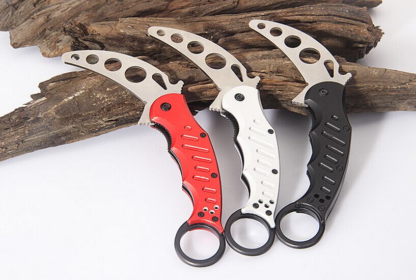 Karambit Folding Knife Trainer (Red)